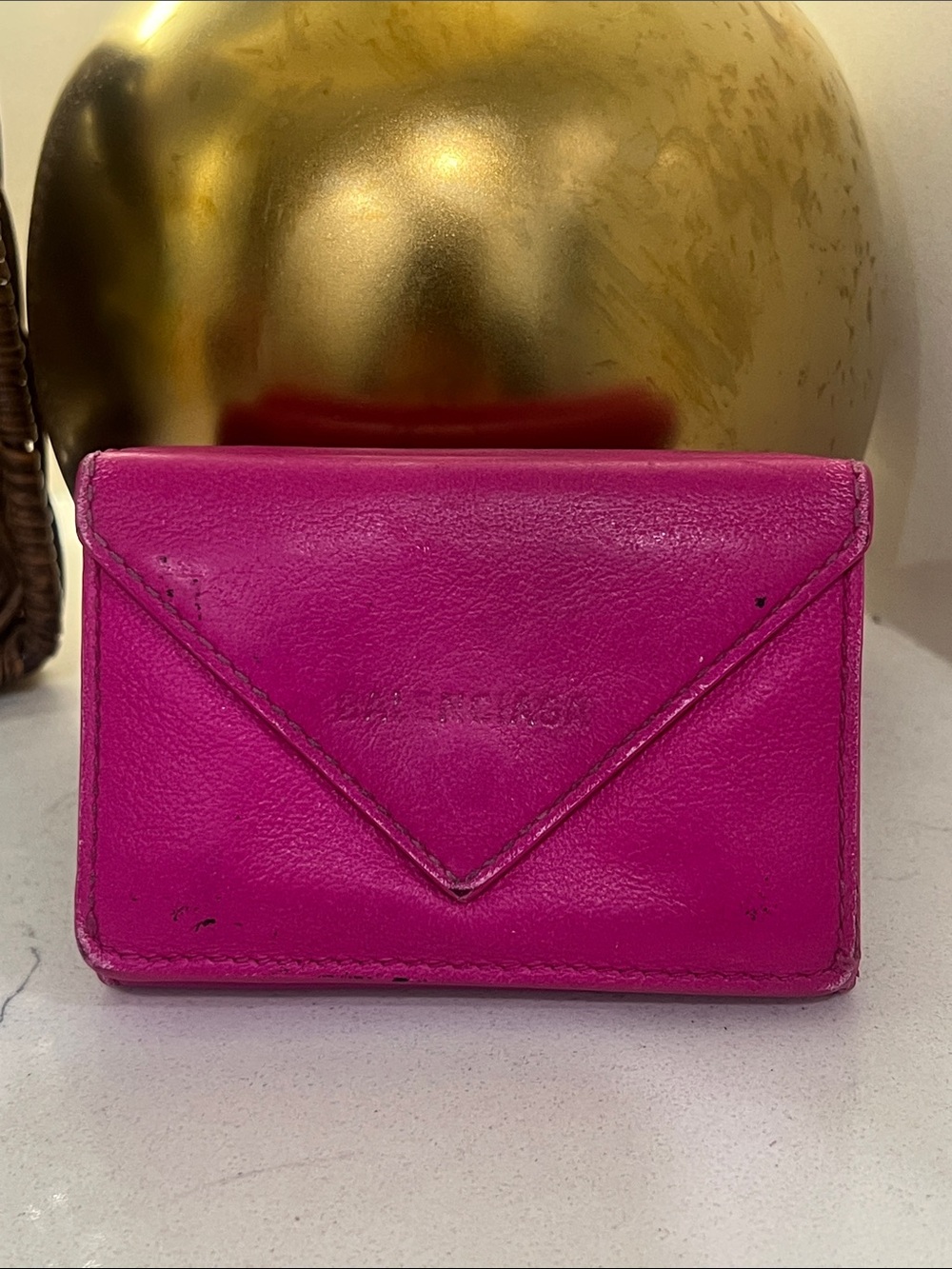 Balenciaga wallet and coins holder - Hot Pink